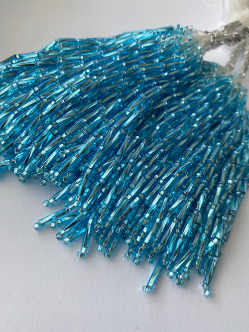 Aquamarine beads