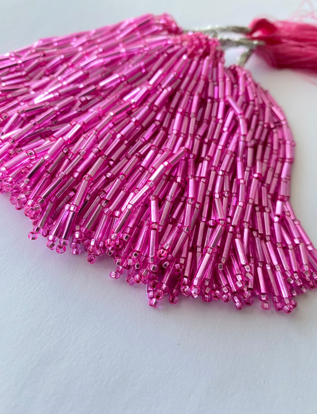 Pink beads