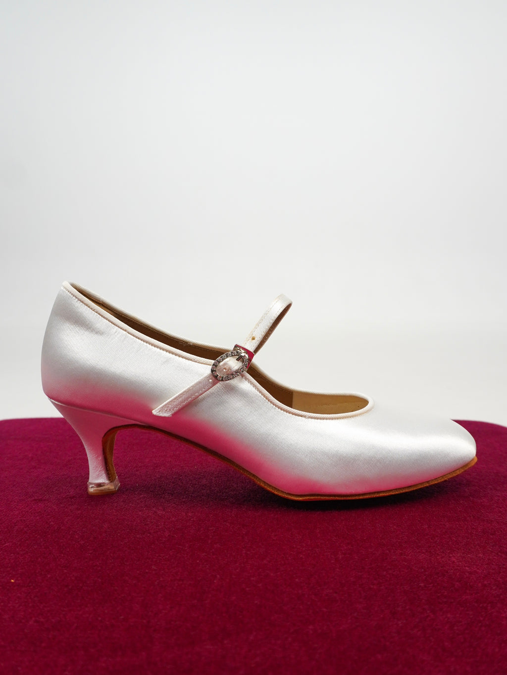 Model 137 in White Satin