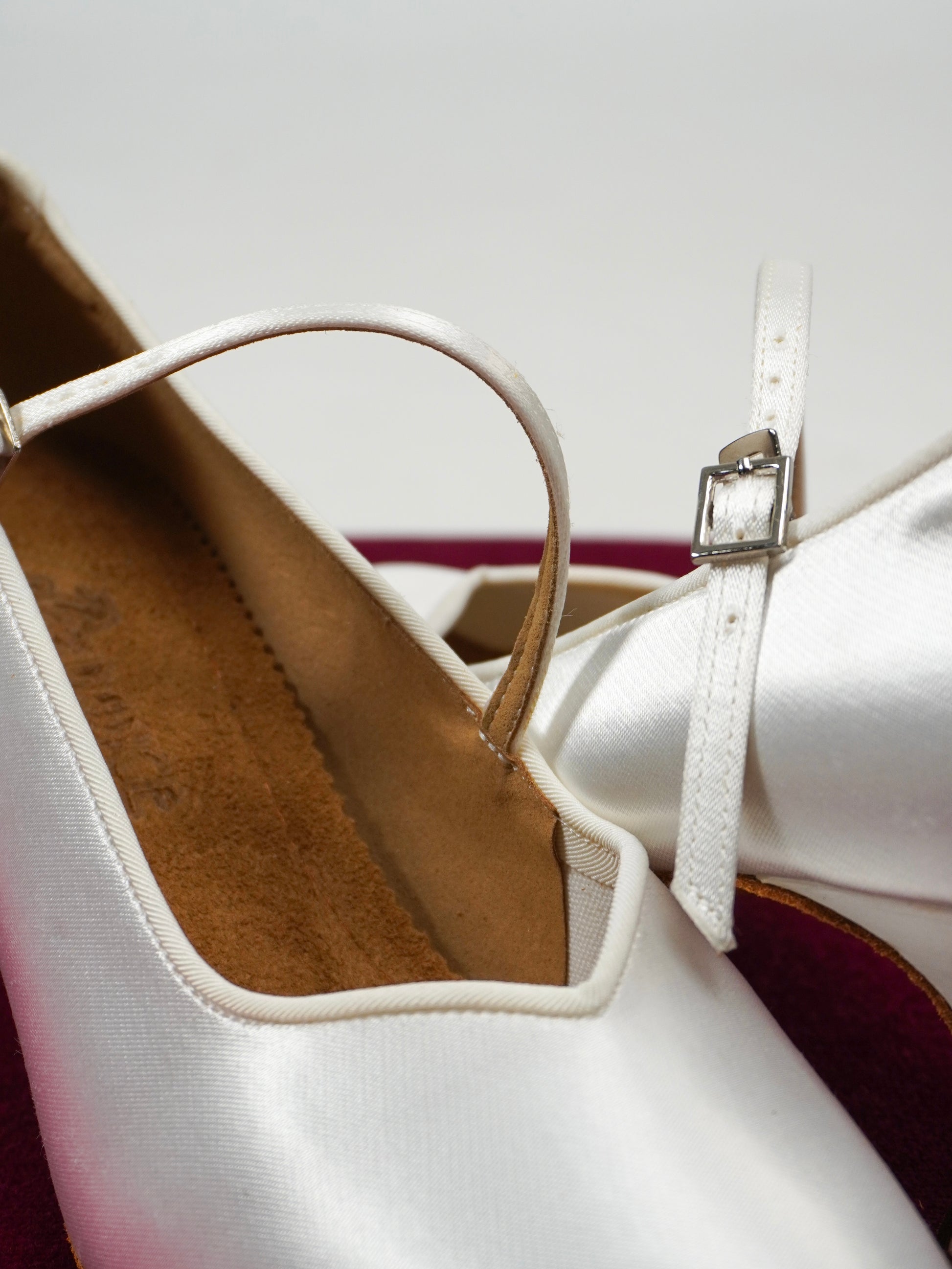Model 138 in White Satin
