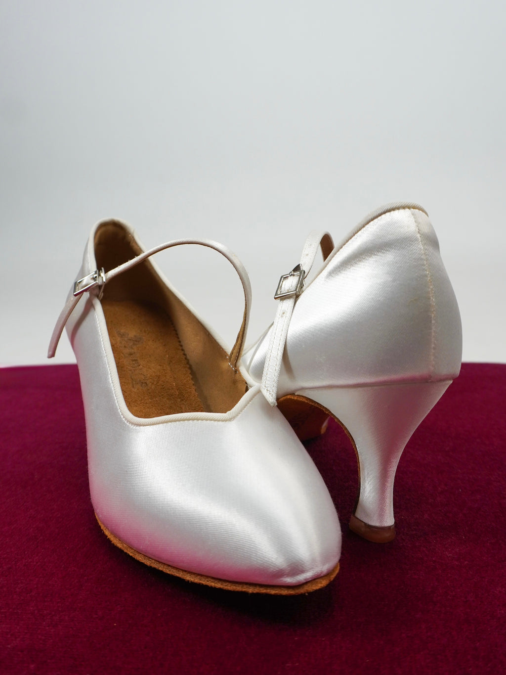 Model 138 in White Satin