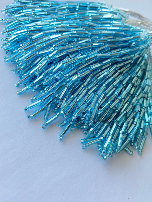 Aquamarine beads